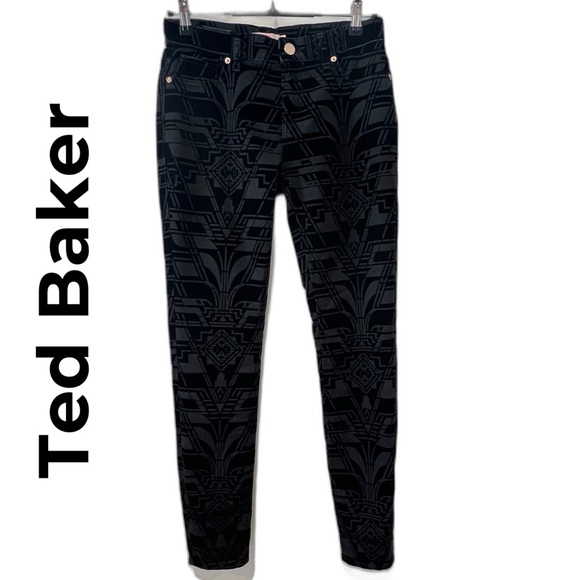 Ted Baker Denim - Ted Baker Black Skinny Jeans Modern Fit Women’s Jeans Size 28